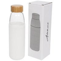 Kai 540 ml Sportflasche aus Glas mit Holzdeckel