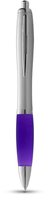 Nash Kugelschreiber silbern mit farbigem Griff