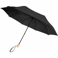 Birgit 21'' faltbarer winddichter Regenschirm aus recyceltem PET