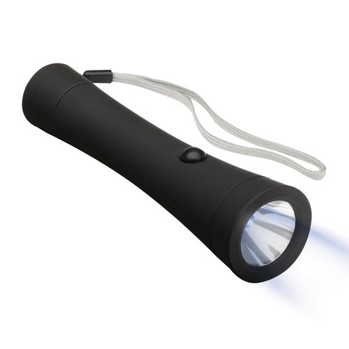 LED Taschenlampe REFLECTS-CALAIS Rubber BLACK