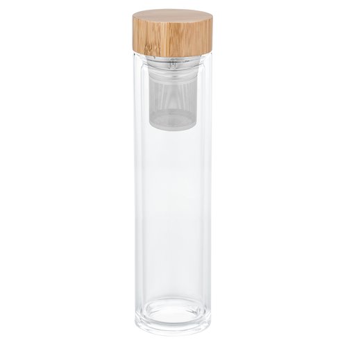 Glasflasche mit Teesieb REFLECTS-SLEDGE