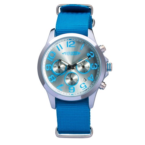 Armbanduhr REFLECTS-CHRONO BLUE
