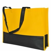 Non-Woven-Tasche mit langen Griffen - 80 g/m² - 38 x 29 x 10 cm