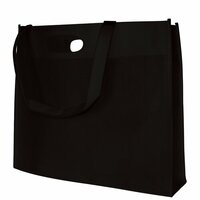 Non-Woven-Tasche mit mittellangen Griffen - 80 g/m² - 44 x 38 x 10 cm