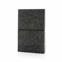 A5-Softcover-Notizbuch aus GRS zertifiert recyceltem Filz