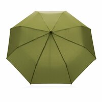 20.5" Impact AWARE™ RPET 190T Pongee Bambus Mini-Schirm