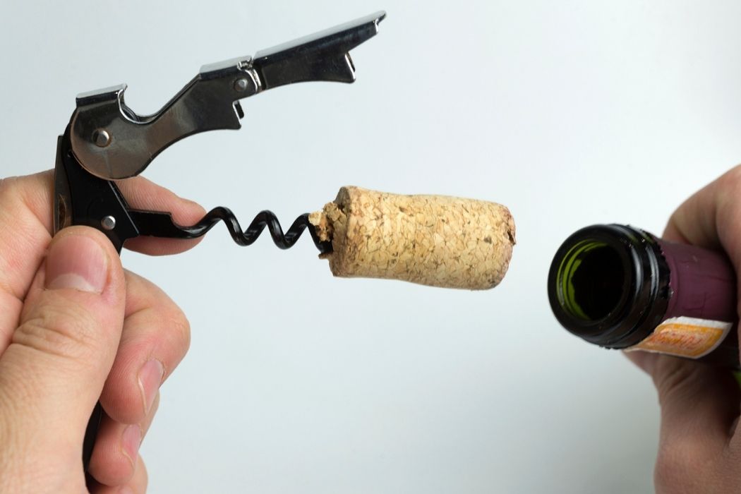 Korkenzieher und Kellnermesser