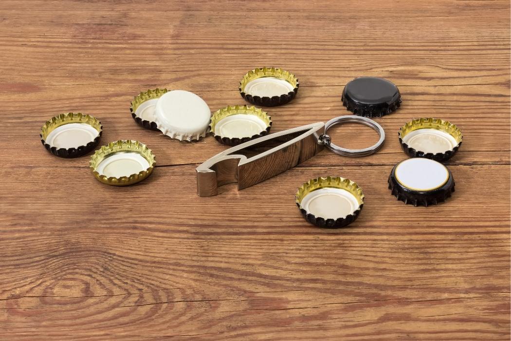 Schlüsselanhänger mit Flaschenöffner