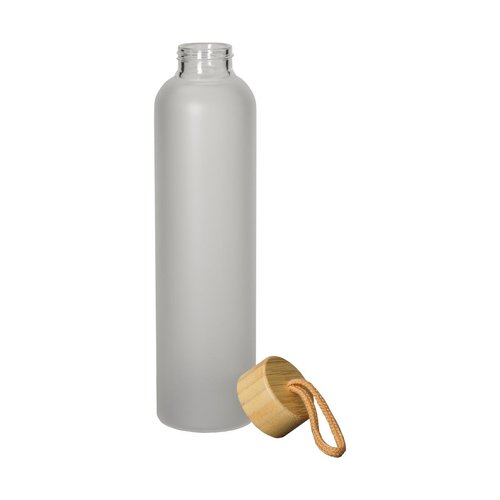 Glasflasche "Bamboo" 750 ml, Frosted