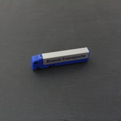 USB-Stick LKW mit Alu-Auflieger