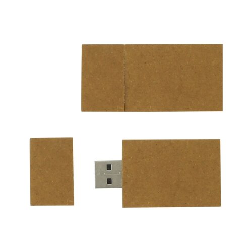 Recycling-Papier-USB Stick Square