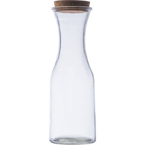 Glasflasche mit Korkdeckel