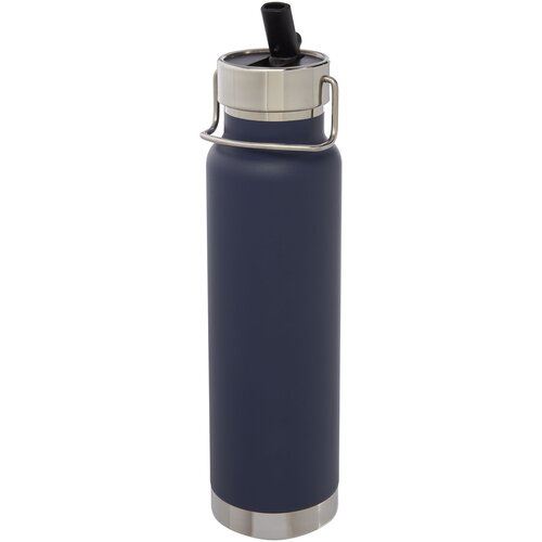 Thor 750 ml Kupfer-Vakuum Sportflasche mit Trinkhalm