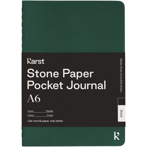 Karst® A6 Steinpapier Softcover Notizbuch - blanko