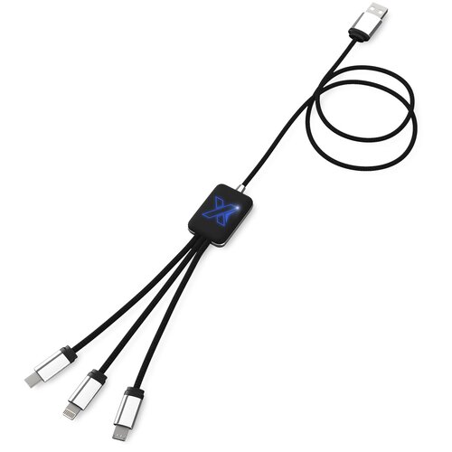 SCX.design C17 Easy to Use Ladekabel mit Leuchtlogo