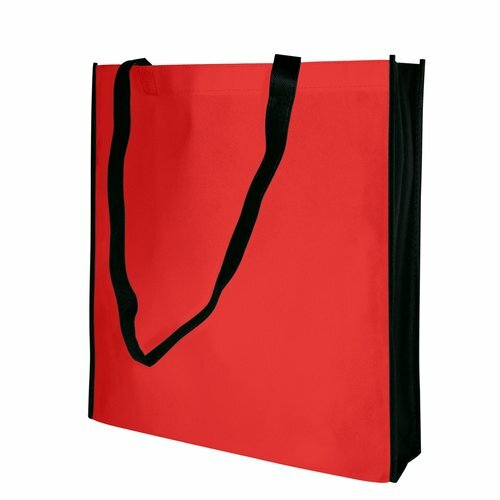 Non-Woven-Tasche mit langen Griffen - 80 g/m² - 38 x 42 x 10 cm