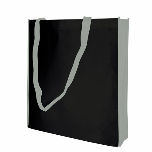 Non-Woven-Tasche mit langen Griffen - 80 g/m² - 38 x 42 x 10 cm
