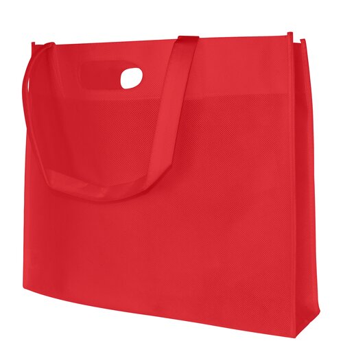 Non-Woven-Tasche mit mittellangen Griffen - 80 g/m² - 44 x 38 x 10 cm